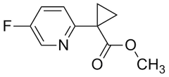 Methyl 1-(5-fluoropyridin-2-yl)cyclopropanecarboxylate