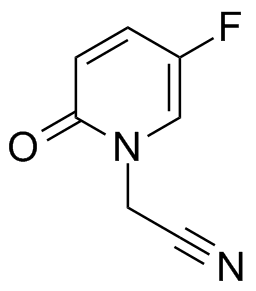 (5-fluoro-2-oxopyridin-1(2H)-yl)acetonitrile