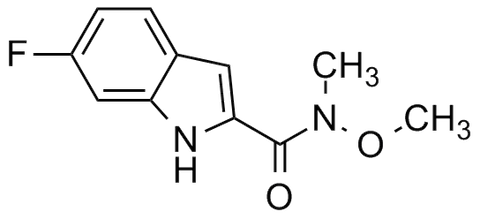6-fluoro-N-methoxy-N-methyl-1H-indole-2-carboxamide