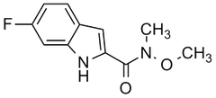 6-fluoro-N-methoxy-N-methyl-1H-indole-2-carboxamide